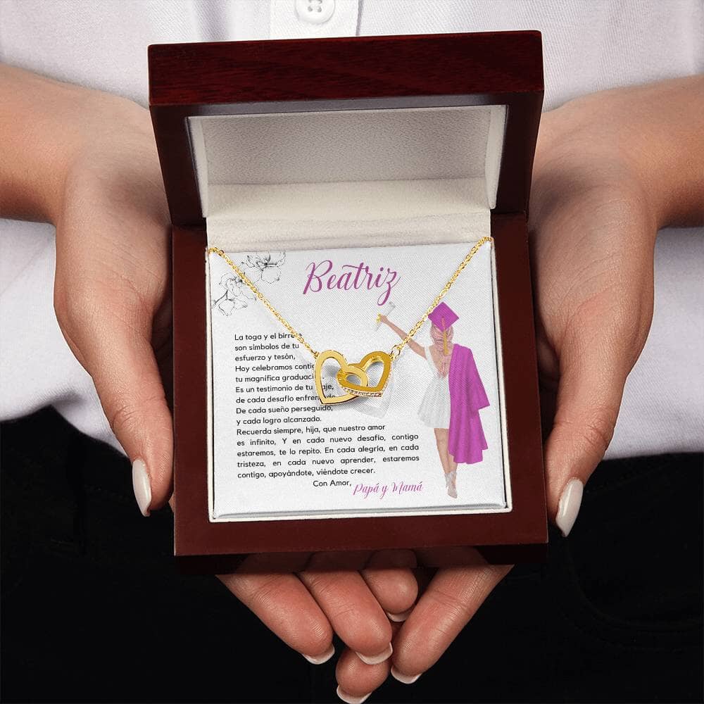 Cariño Infinito: Collar de Corazones Entrelazados para una Graduación Inolvidable Jewelry/InterlockingHearts