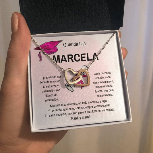 Celebra Su Éxito: Un Regalo Brillante para su Graduación Jewelry/InterlockingHearts
