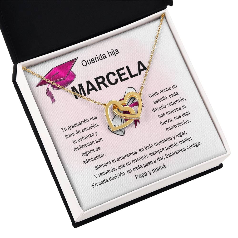 Celebra Su Éxito: Un Regalo Brillante para su Graduación Jewelry/InterlockingHearts
