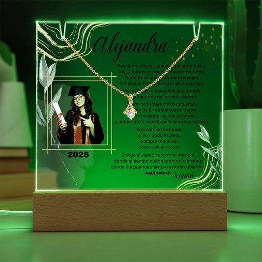 Celebra Su Graduación con un Recuerdo Único y Personalizado: Hoy el mundo se detiene para verte brillar! Jewelry/AlluringBeauty