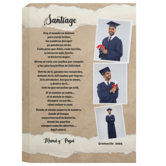 Celebra Su Logro con un Cuadro Personalizado y Recuerdos Inolvidables Canvas