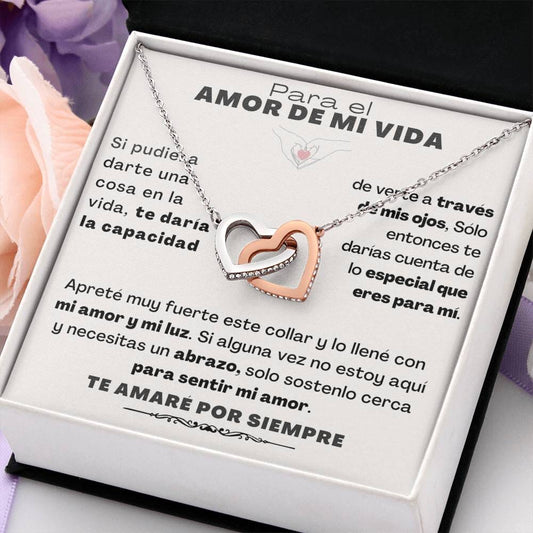 ✨ COLLAR "AL AMOR DE MI VIDA" - CORAZONES ENTRELAZADOS ✨ Jewelry