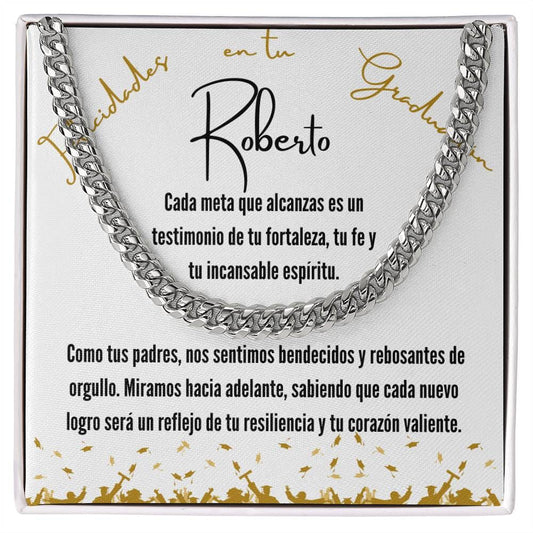 Ecos de Orgullo y Amor: Una Joya para Celebrar Tu Graduación Jewelry/CubanLink