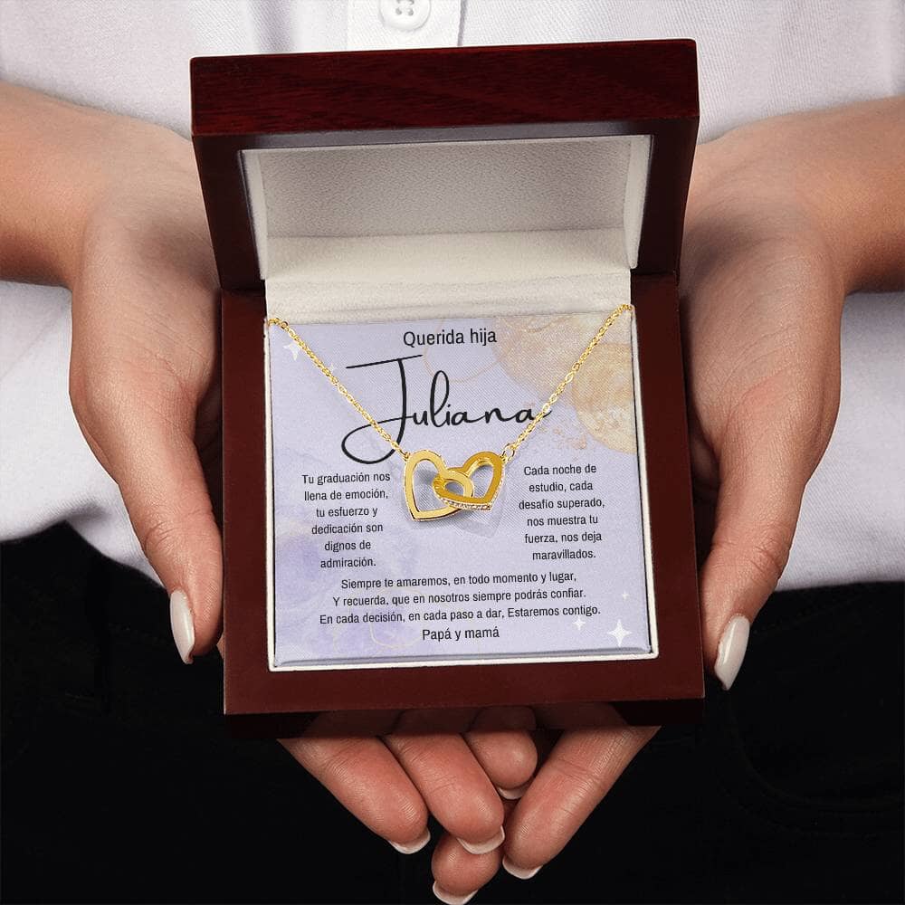 (Para Ella) Eterno Vínculo: Collar de Corazones para una Graduación Inolvidable Jewelry/InterlockingHearts