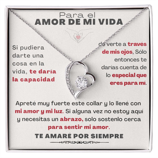 Para el Amor de mi vida - Collar Por siempre amor - forever love Red Jewelry/ForeverLove