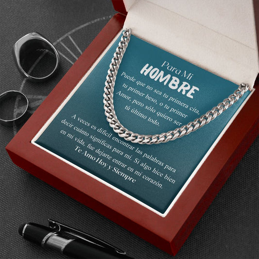 Para mi hombre - Cadena Cubana para el Amor de tu vida Jewelry/CubanLink