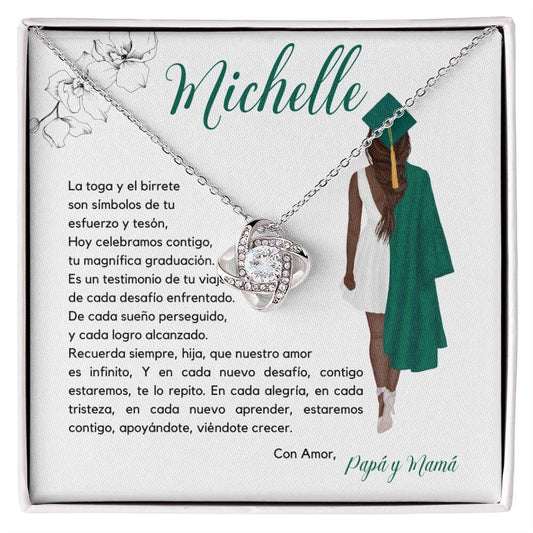 Un Collar de Nudo de Amor para Celebrar su Graduación Jewelry/LoveKnot