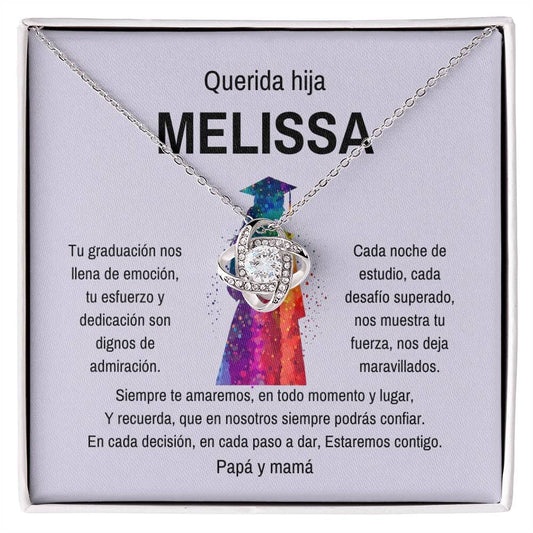 Un Lazo Eterno de Amor y Orgullo: El Colgante Nudo de Amor para Celebrar Su Graduación Jewelry/LoveKnot