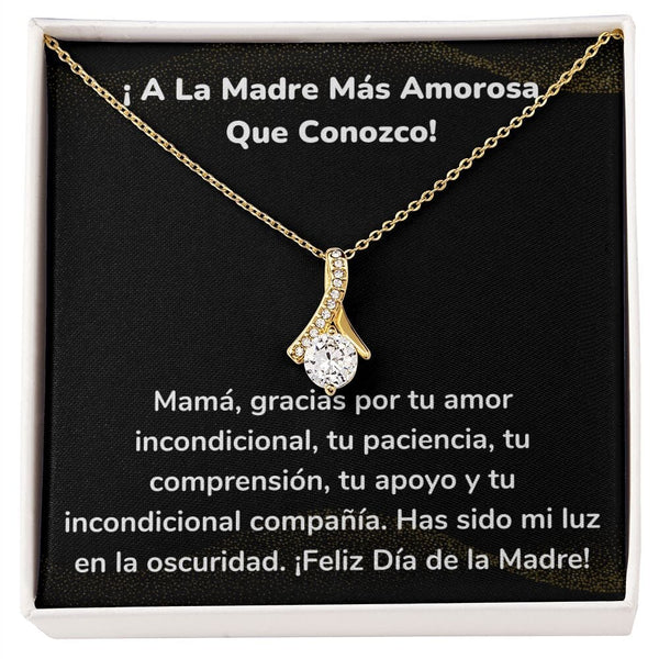 ¡ A La Madre Más Amorosa Que Conozco! Collar Belleza Seductora (Alluring Beauty) Para Mamá Jewelry/AlluringBeauty Acabado en Oro Amarillo de 18 quilates Standard Box 