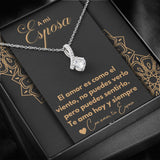 A Mi Esposa - El Amor es como el Viento - Collar Alluring Beauty Jewelry ShineOn Fulfillment Standard Box 