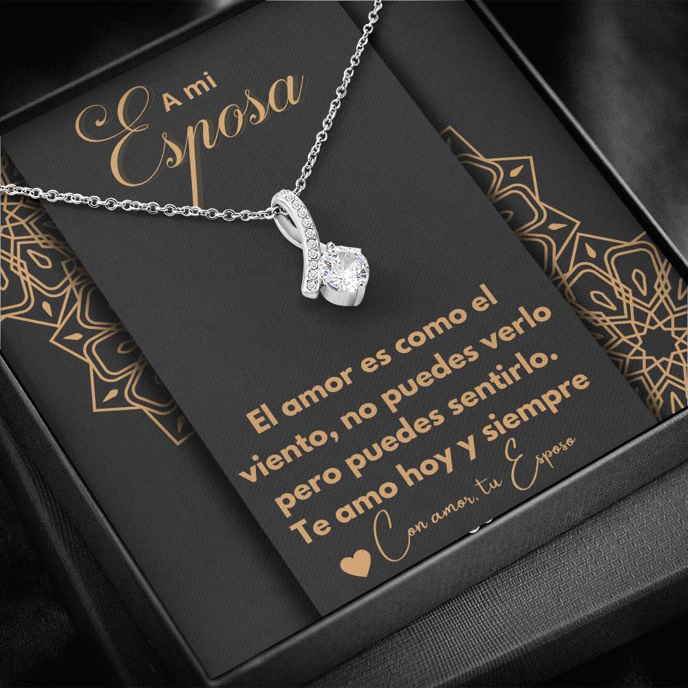 A Mi Esposa - El Amor es como el Viento - Collar Alluring Beauty Jewelry/AlluringBeauty Standard Box 