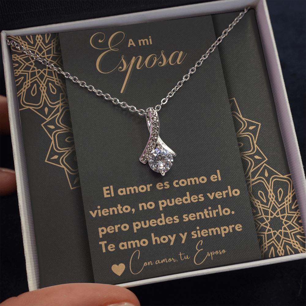 A Mi Esposa - El Amor es como el Viento - Collar Alluring Beauty Jewelry/AlluringBeauty 
