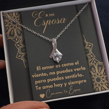 A Mi Esposa - El Amor es como el Viento - Collar Alluring Beauty Jewelry/AlluringBeauty 