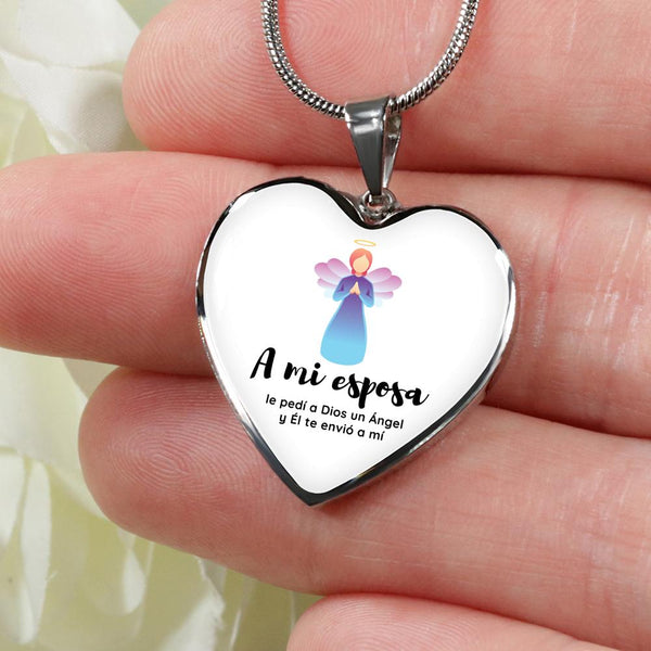 A mi esposa, le pedí a Dios un ángel y Él te envió a mí! Jewelry 