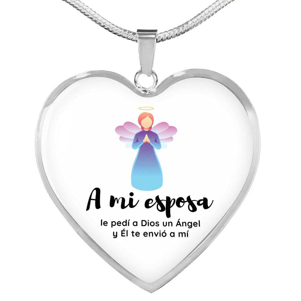 A mi esposa, le pedí a Dios un ángel y Él te envió a mí! Jewelry 