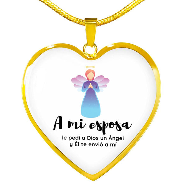 A mi esposa, le pedí a Dios un ángel y Él te envió a mí! Jewelry 