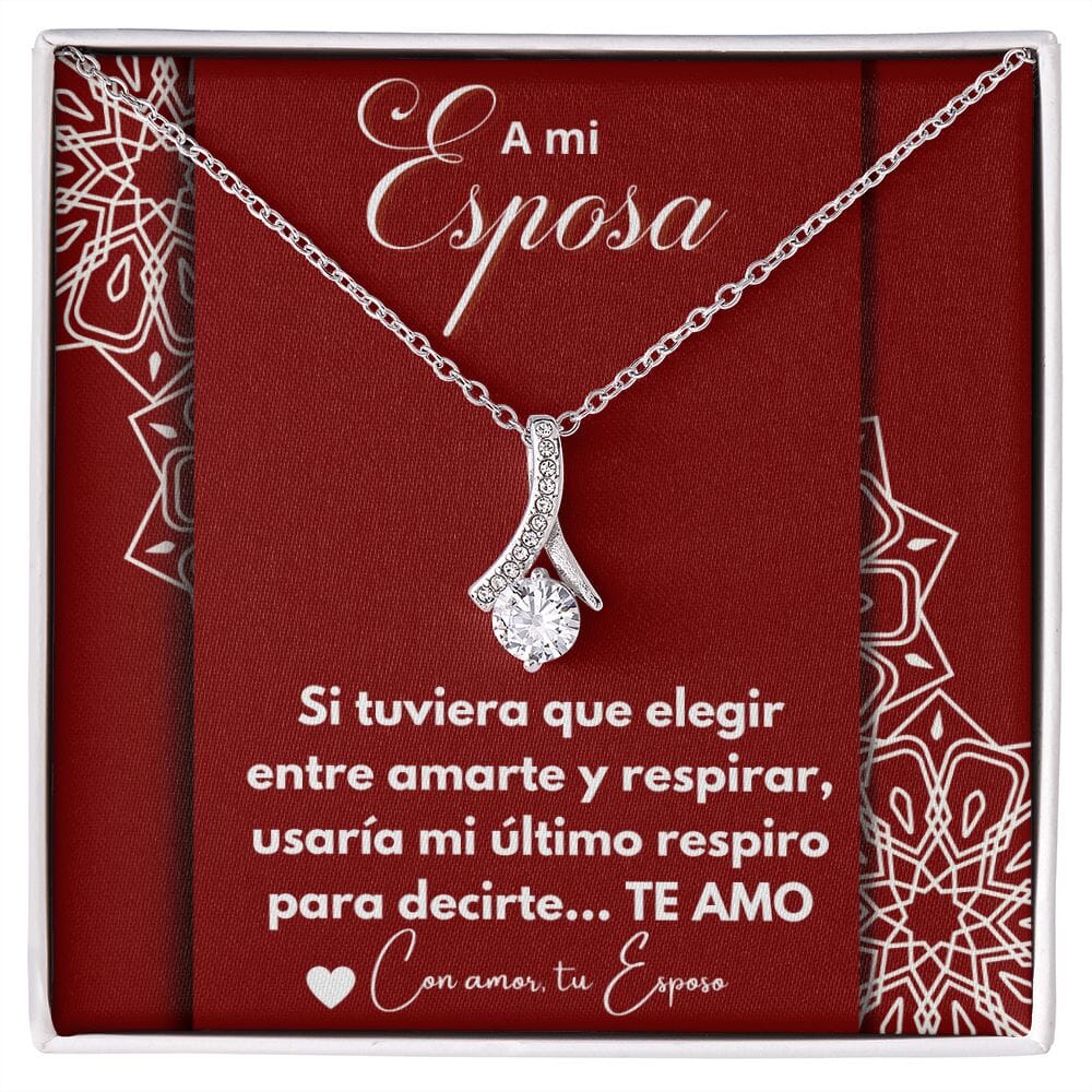 A mi Esposa - si tuviera que elegir - Collar Alluring Beauty Jewelry/AlluringBeauty Standard Box 