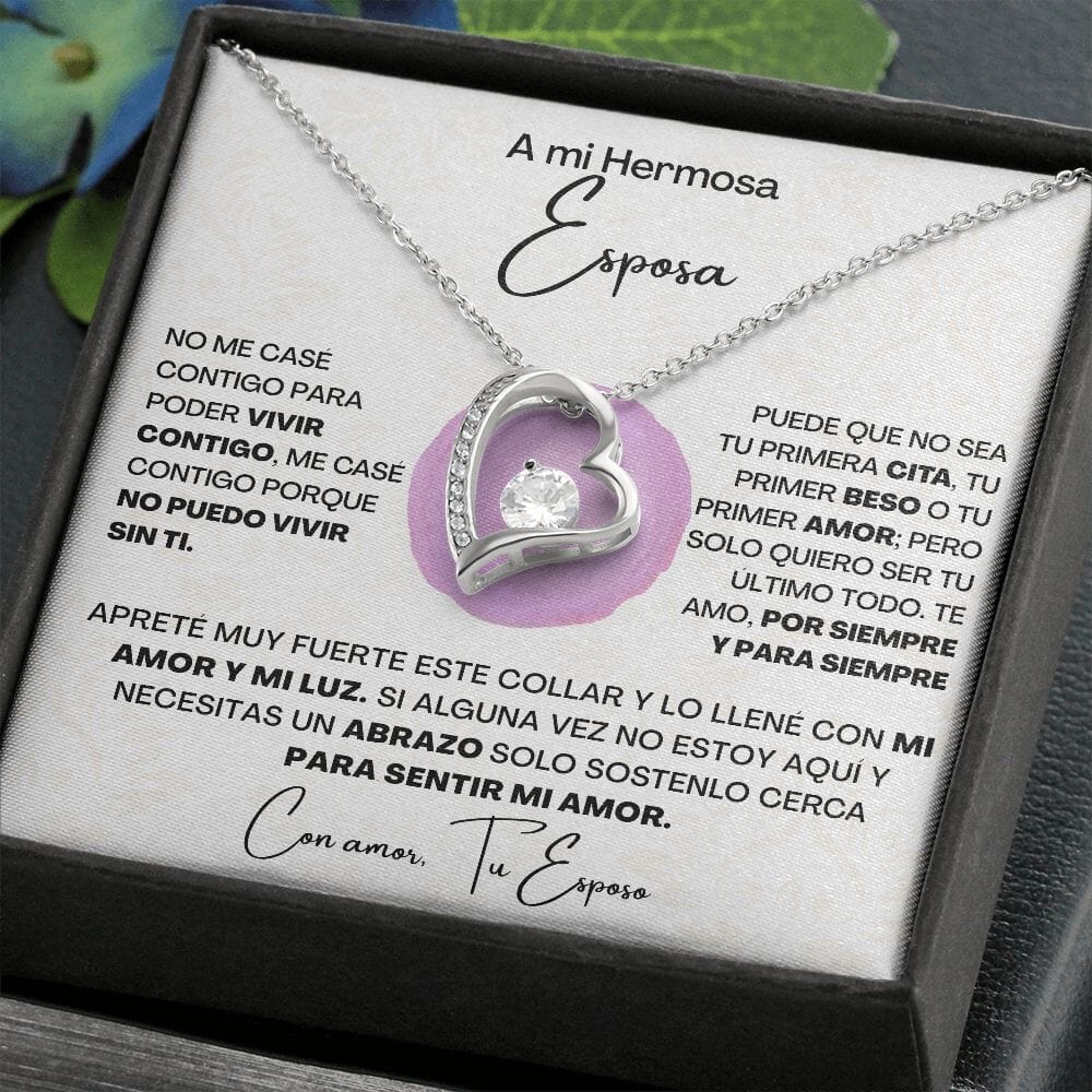 A Mi Hermosa Esposa - Collar Pendiente Forever Love (Amor Por Siempre) 2 Jewelry/ForeverLove 