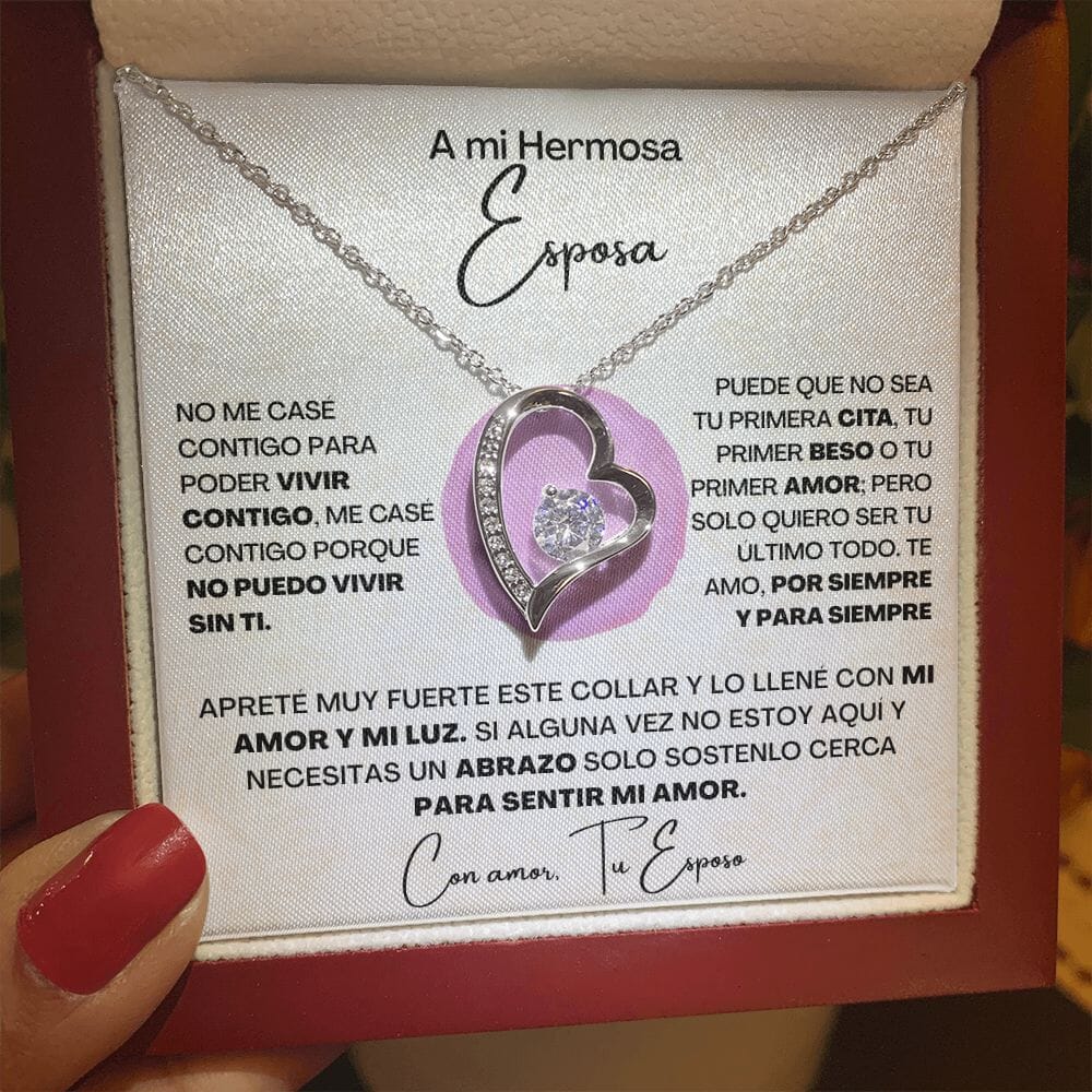 A Mi Hermosa Esposa - Collar Pendiente Forever Love (Amor Por Siempre) 2 Jewelry/ForeverLove 