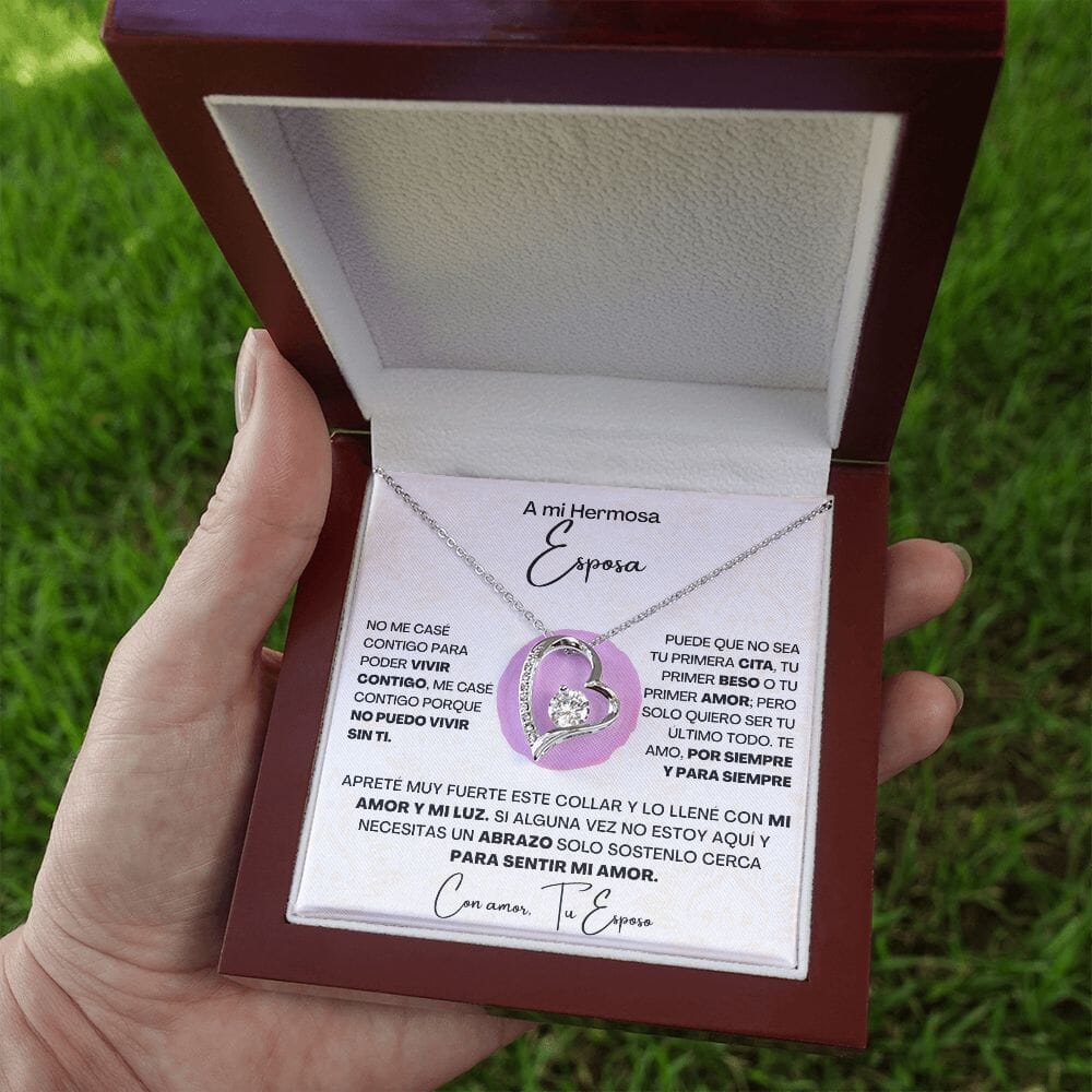 A Mi Hermosa Esposa - Collar Pendiente Forever Love (Amor Por Siempre) 2 Jewelry/ForeverLove 