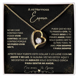 A Mi Hermosa Esposa - Collar Pendiente Forever Love (Amor Por Siempre) Jewelry ShineOn Fulfillment Acabado en Oro Amarillo de 18 quilates Caja Estándard (GRATIS) 