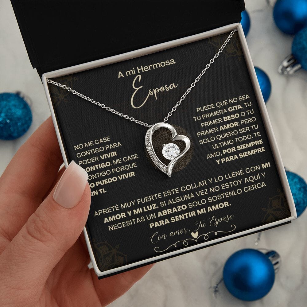 A Mi Hermosa Esposa - Collar Pendiente Forever Love (Amor Por Siempre) Jewelry/ForeverLove 
