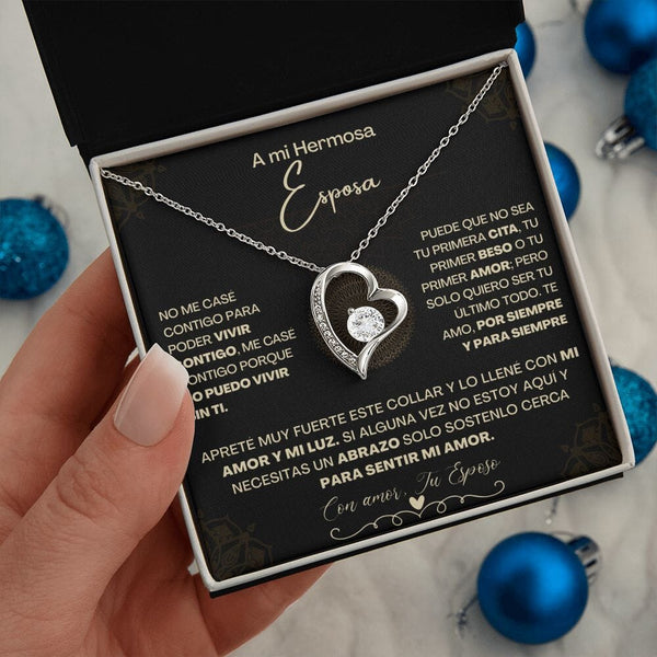 A Mi Hermosa Esposa - Collar Pendiente Forever Love (Amor Por Siempre) Jewelry/ForeverLove 