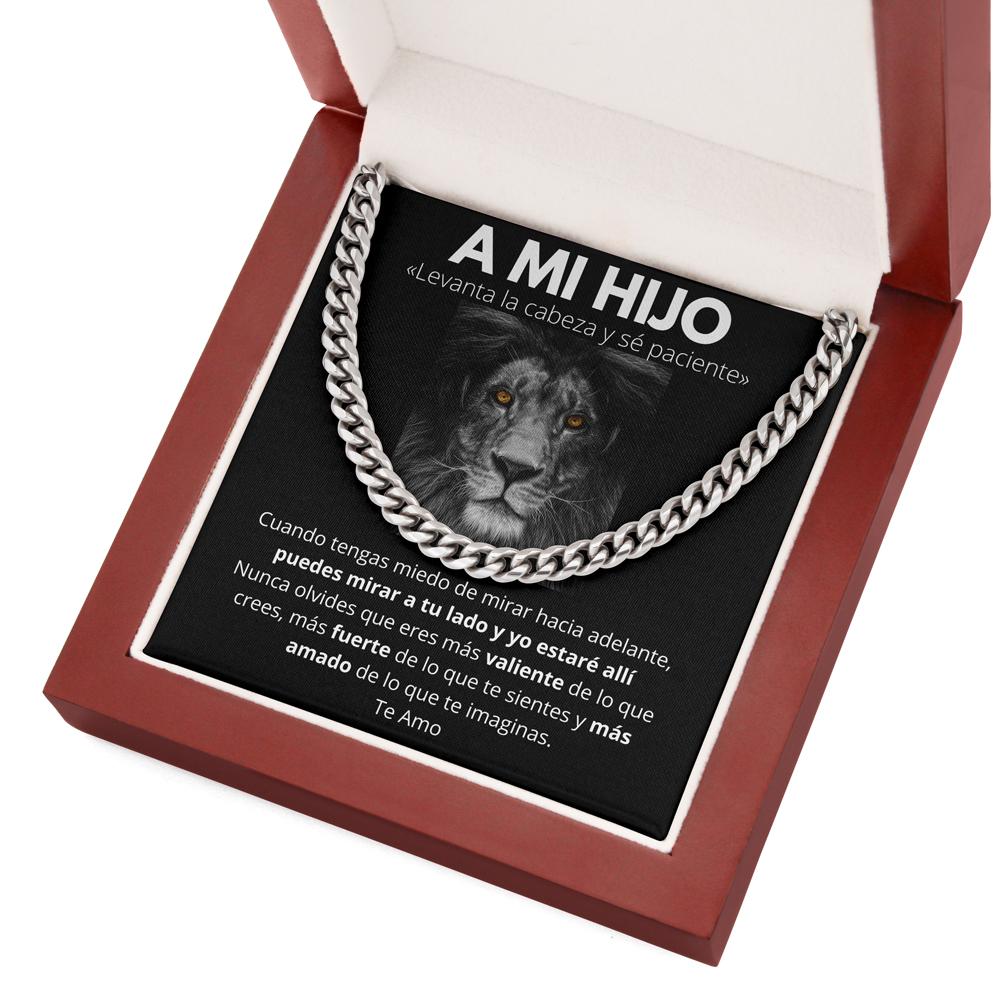 A Mi Hijo - Levanta la Cabeza y sé paciente.- Cadena Cubana Jewelry/CubanLink 