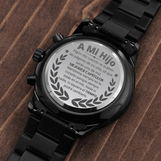A mi Hijo - Mis mejores capítulos - Reloj Cronógrafo grabado- Jewelry/Watch 