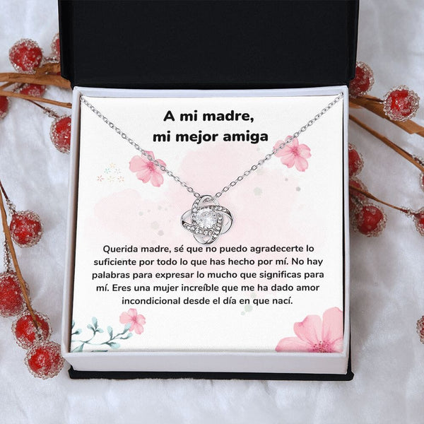 A mi madre, mi mejor amiga - Collar Love KNot - nudo de amor Jewelry/LoveKnot 