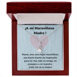 ¡A mi Maravillosa Madre ! Collar Belleza Seductora (Alluring Beauty) Para Mamá Jewelry ShineOn Fulfillment Acabado en oro blanco de 14 k Luxury Box 