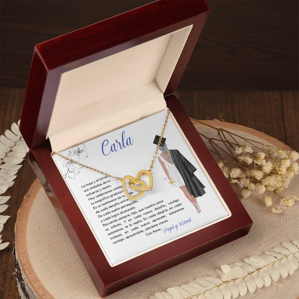 Abrazo del Corazón: Collar Corazones Entrelazados para Celebrar Tu Graduación Jewelry/InterlockingHearts 