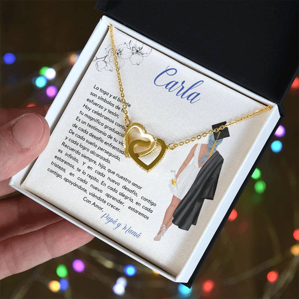 Abrazo del Corazón: Collar Corazones Entrelazados para Celebrar Tu Graduación Jewelry/InterlockingHearts 