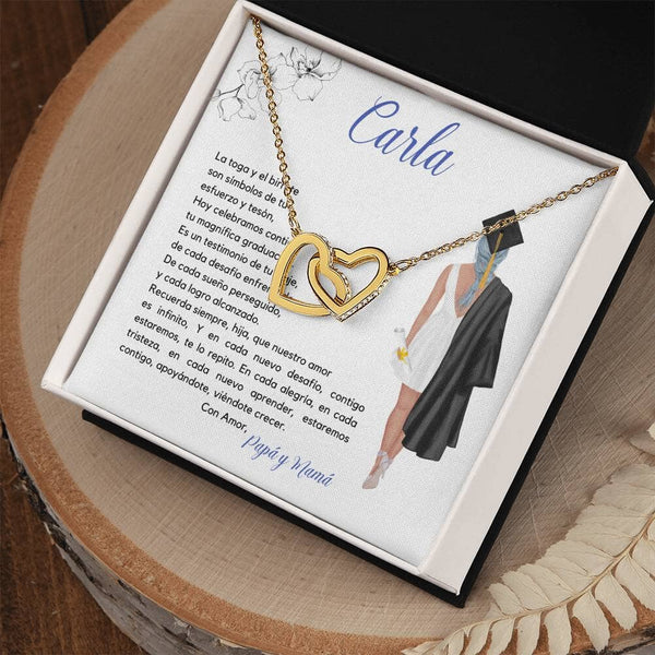 Abrazo del Corazón: Collar Corazones Entrelazados para Celebrar Tu Graduación Jewelry/InterlockingHearts ShineOn Fulfillment 