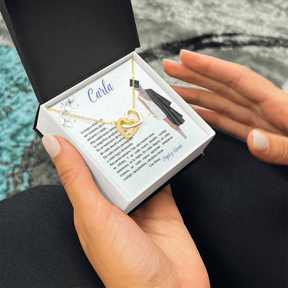 Abrazo del Corazón: Collar Corazones Entrelazados para Celebrar Tu Graduación Jewelry/InterlockingHearts 