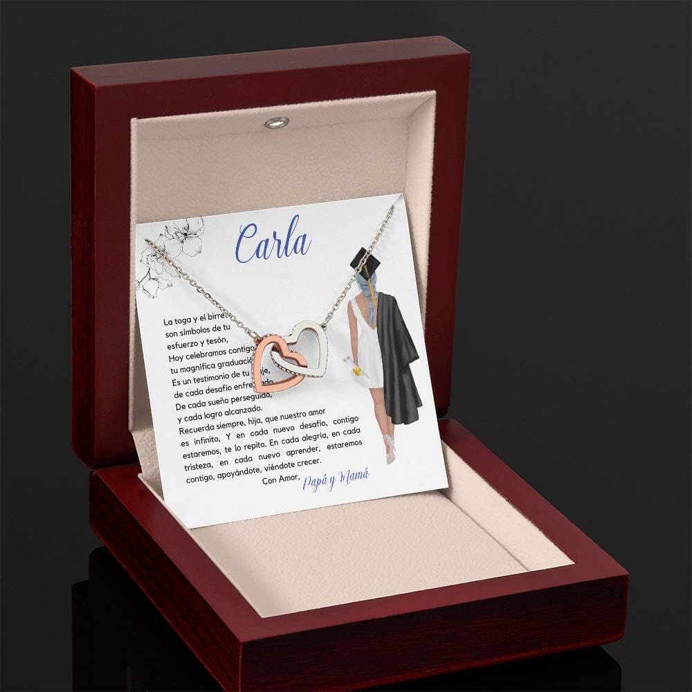 Abrazo del Corazón: Collar Corazones Entrelazados para Celebrar Tu Graduación Jewelry/InterlockingHearts 