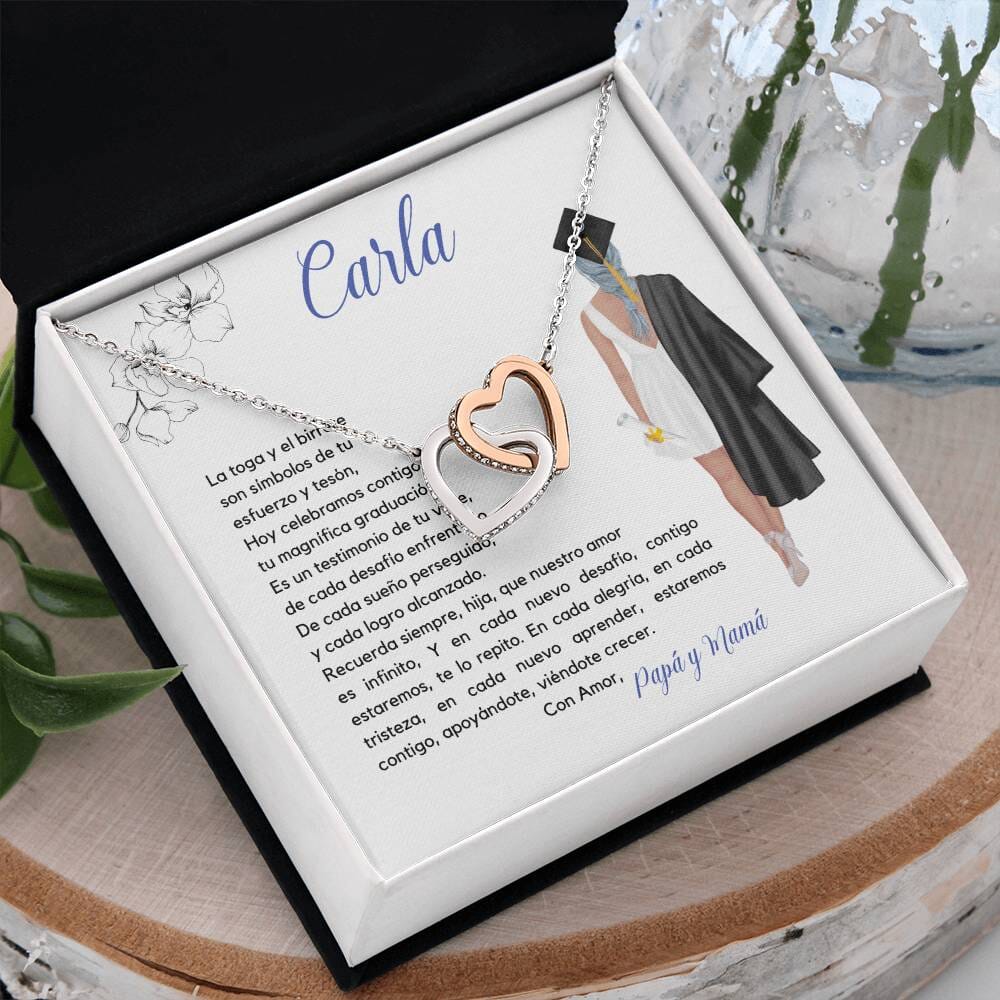 Abrazo del Corazón: Collar Corazones Entrelazados para Celebrar Tu Graduación Jewelry/InterlockingHearts 