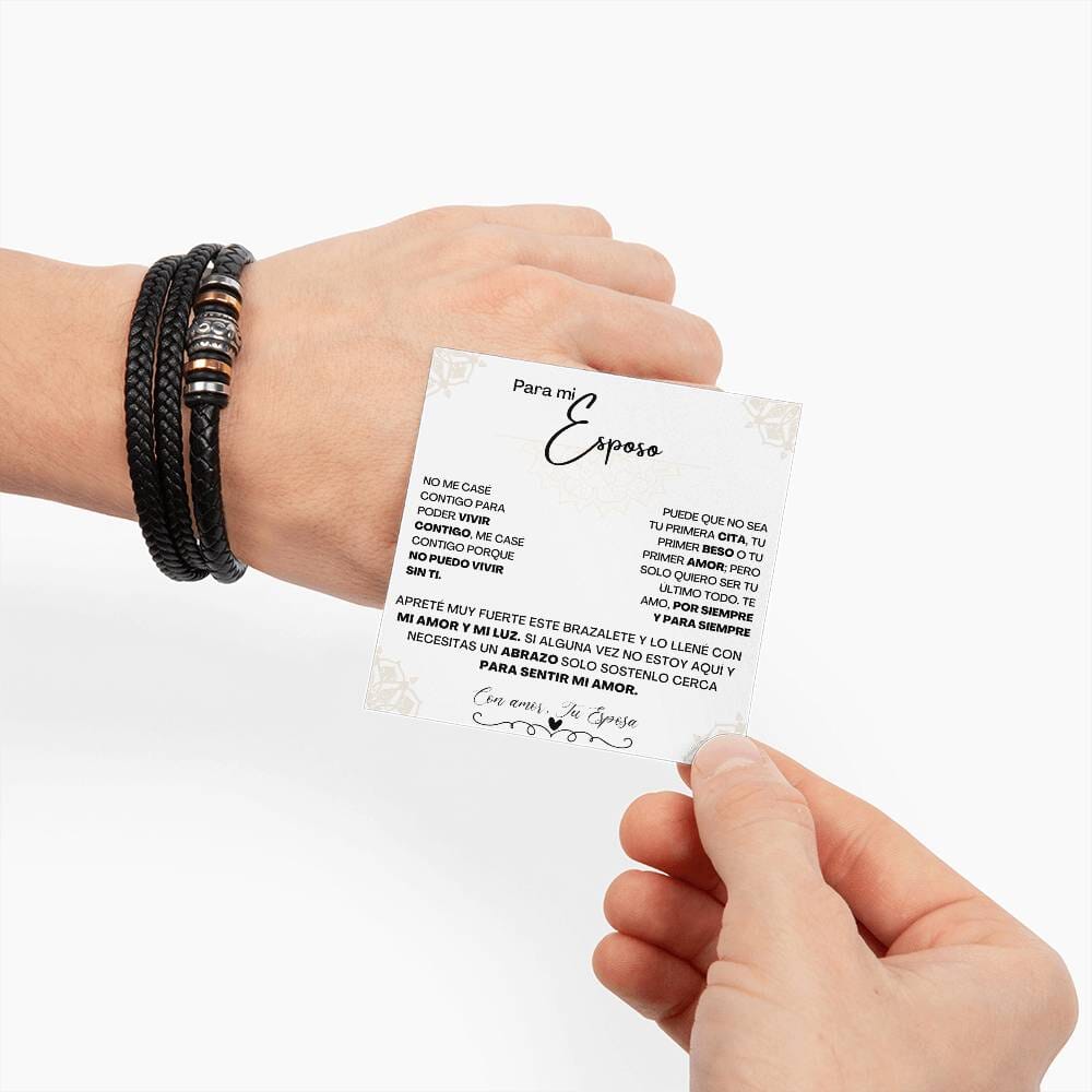 Abrazo Eterno: Brazalete de Amor Infinito para el Hombre de tu Vida Jewelry 