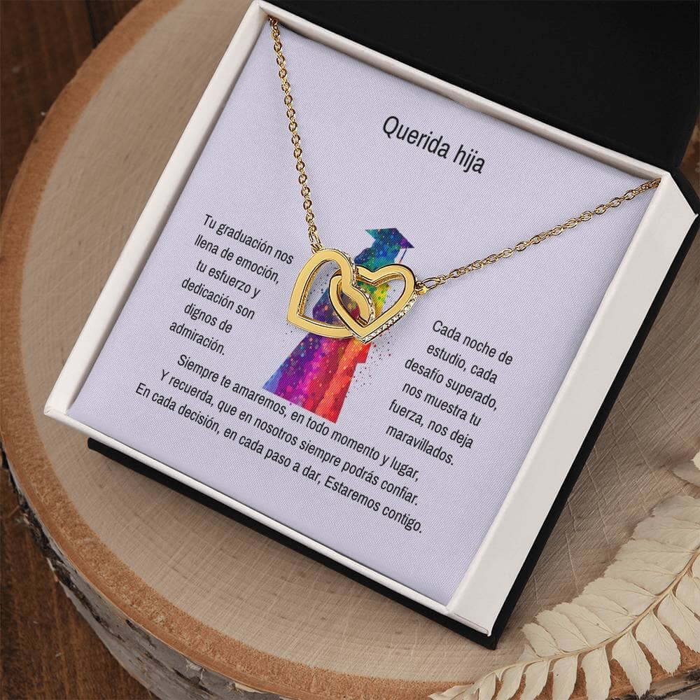 Abrazo Eterno: Un Collar de Corazones para Su Triunfo Jewelry/InterlockingHearts 