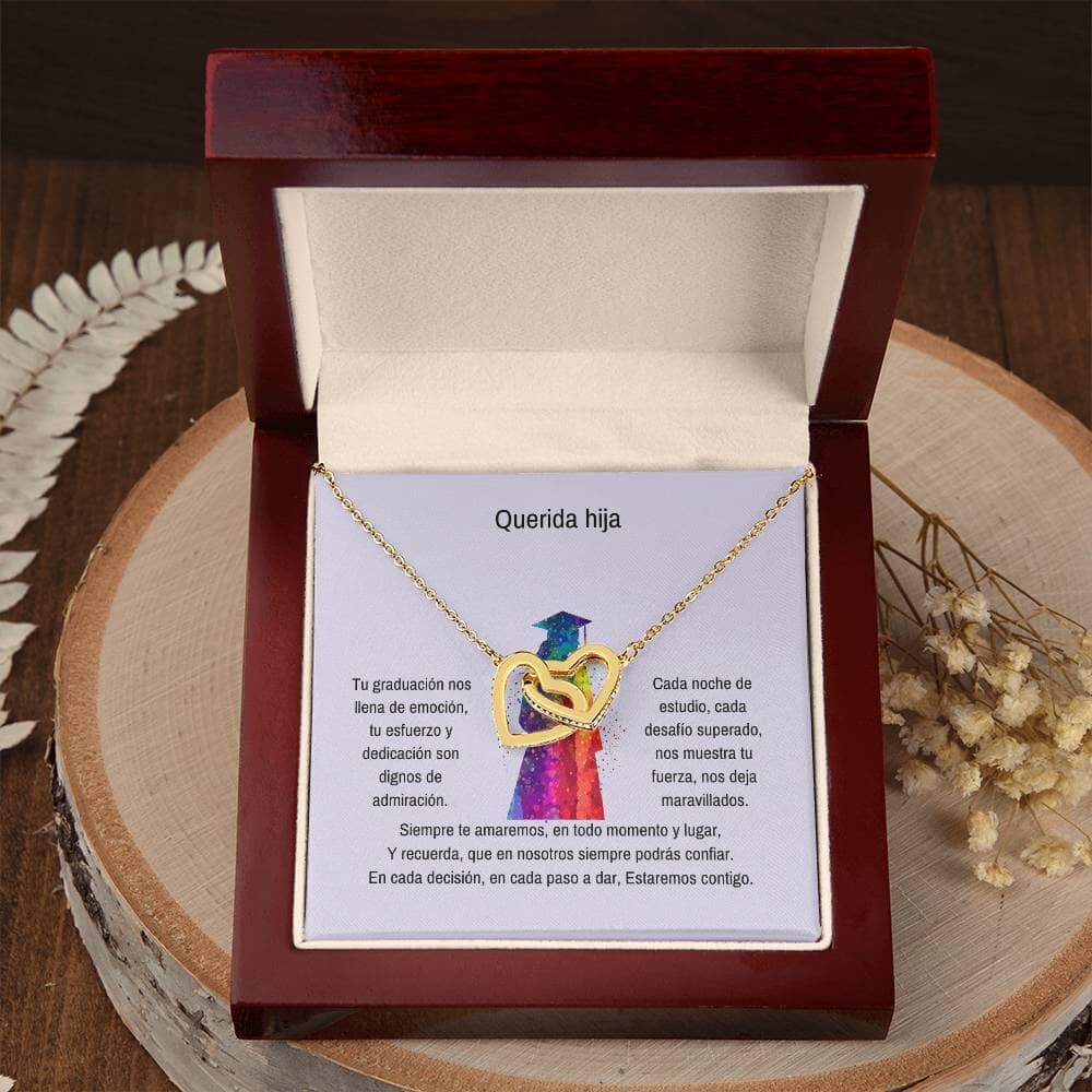Abrazo Eterno: Un Collar de Corazones para Su Triunfo Jewelry/InterlockingHearts 