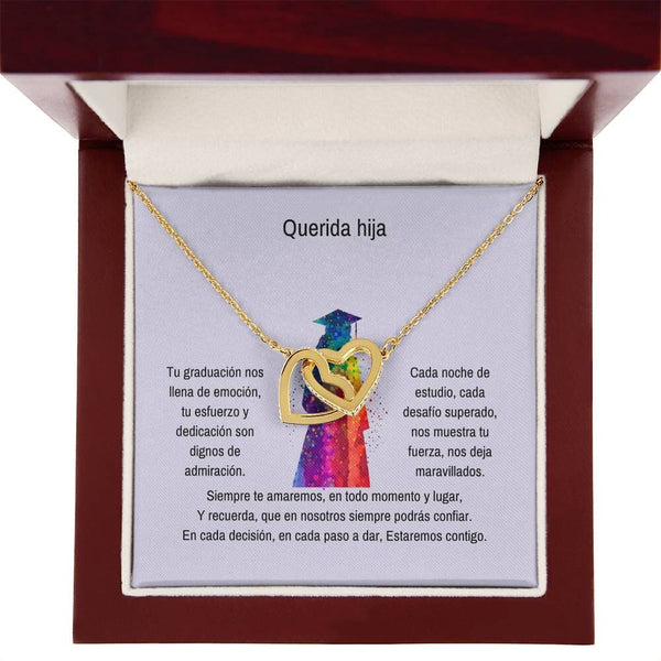 Abrazo Eterno: Un Collar de Corazones para Su Triunfo Jewelry/InterlockingHearts 