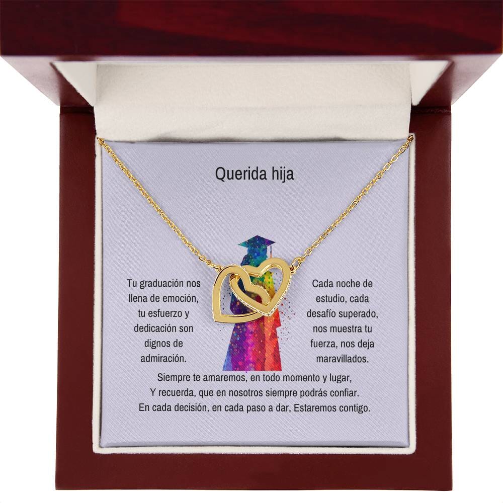 Abrazo Eterno: Un Collar de Corazones para Su Triunfo Jewelry/InterlockingHearts 