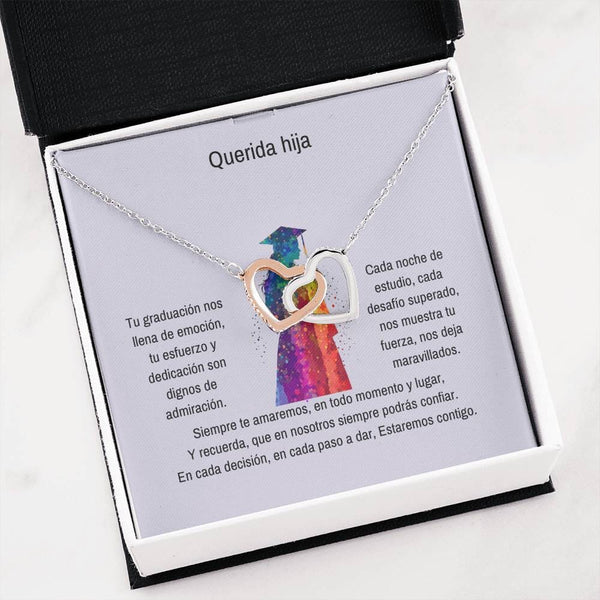 Abrazo Eterno: Un Collar de Corazones para Su Triunfo Jewelry/InterlockingHearts 