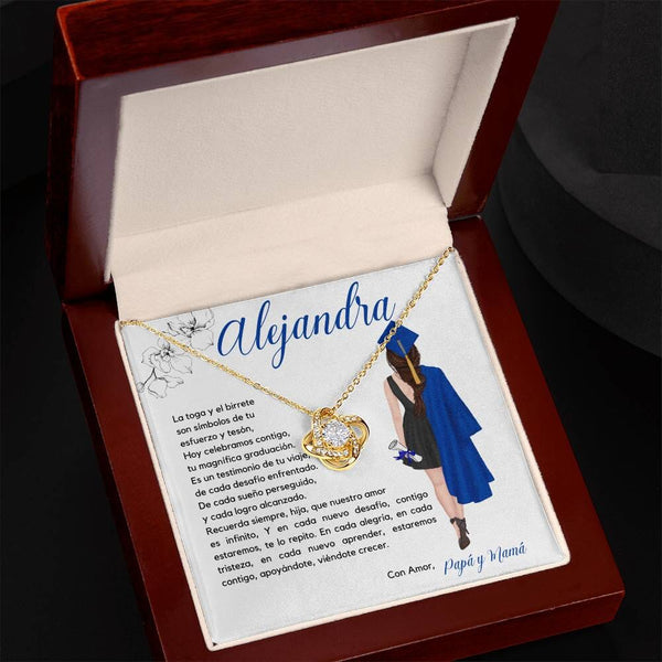 Abrazo Eterno: Un Collar de Nudo de Amor para Celebrar el Inicio de Tu Nuevo Capítulo Jewelry/LoveKnot 