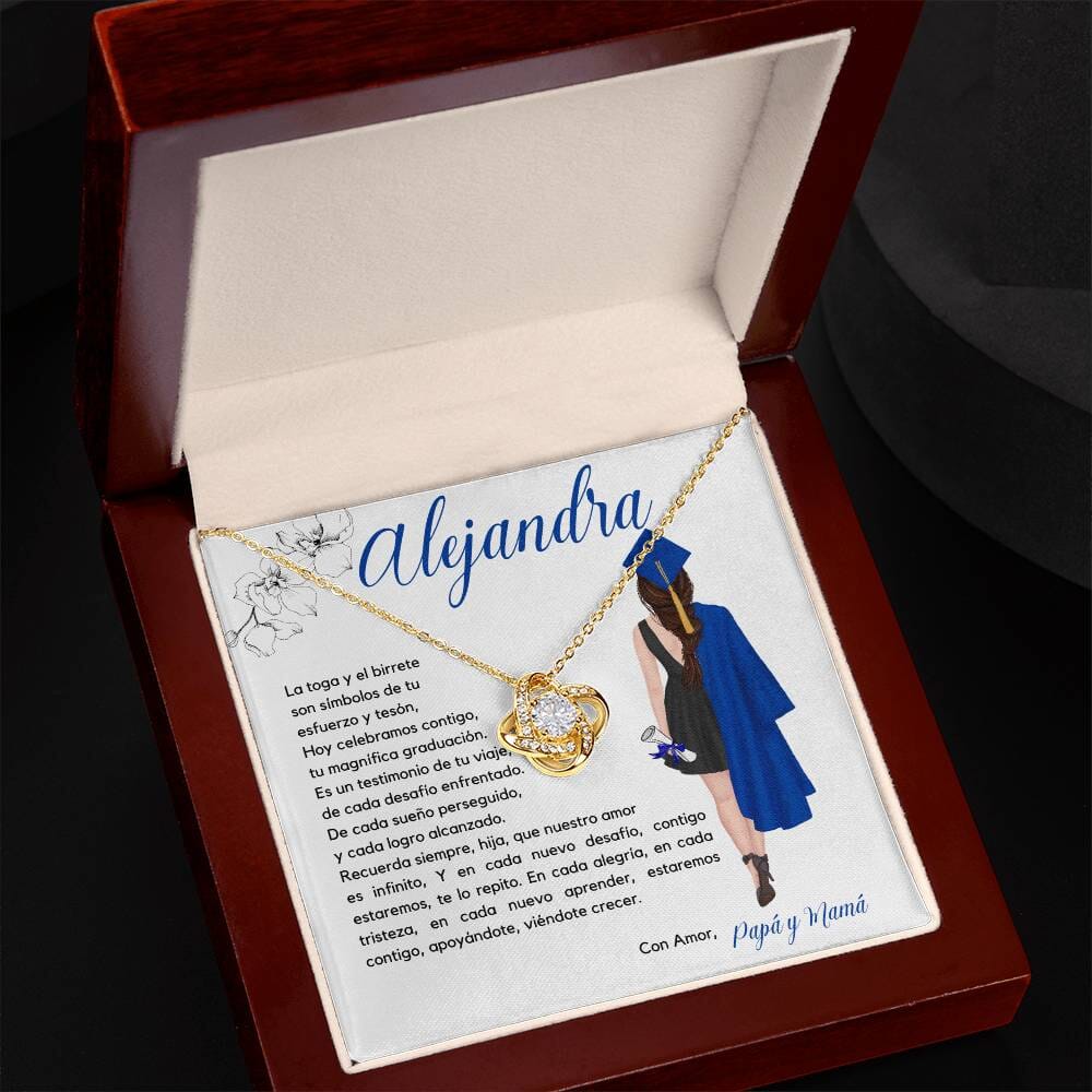 Abrazo Eterno: Un Collar de Nudo de Amor para Celebrar el Inicio de Tu Nuevo Capítulo Jewelry/LoveKnot 