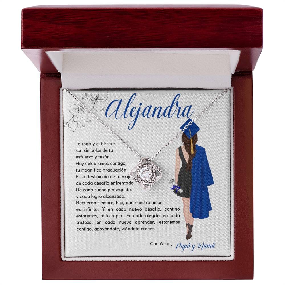 Abrazo Eterno: Un Collar de Nudo de Amor para Celebrar el Inicio de Tu Nuevo Capítulo Jewelry/LoveKnot 