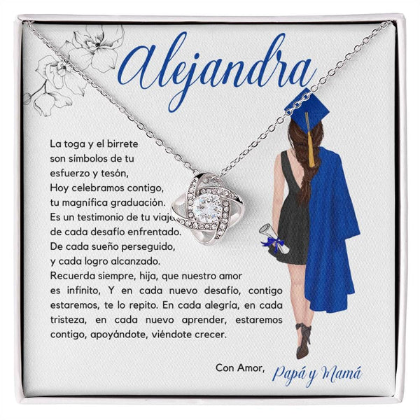 Abrazo Eterno: Un Collar de Nudo de Amor para Celebrar el Inicio de Tu Nuevo Capítulo Jewelry/LoveKnot 