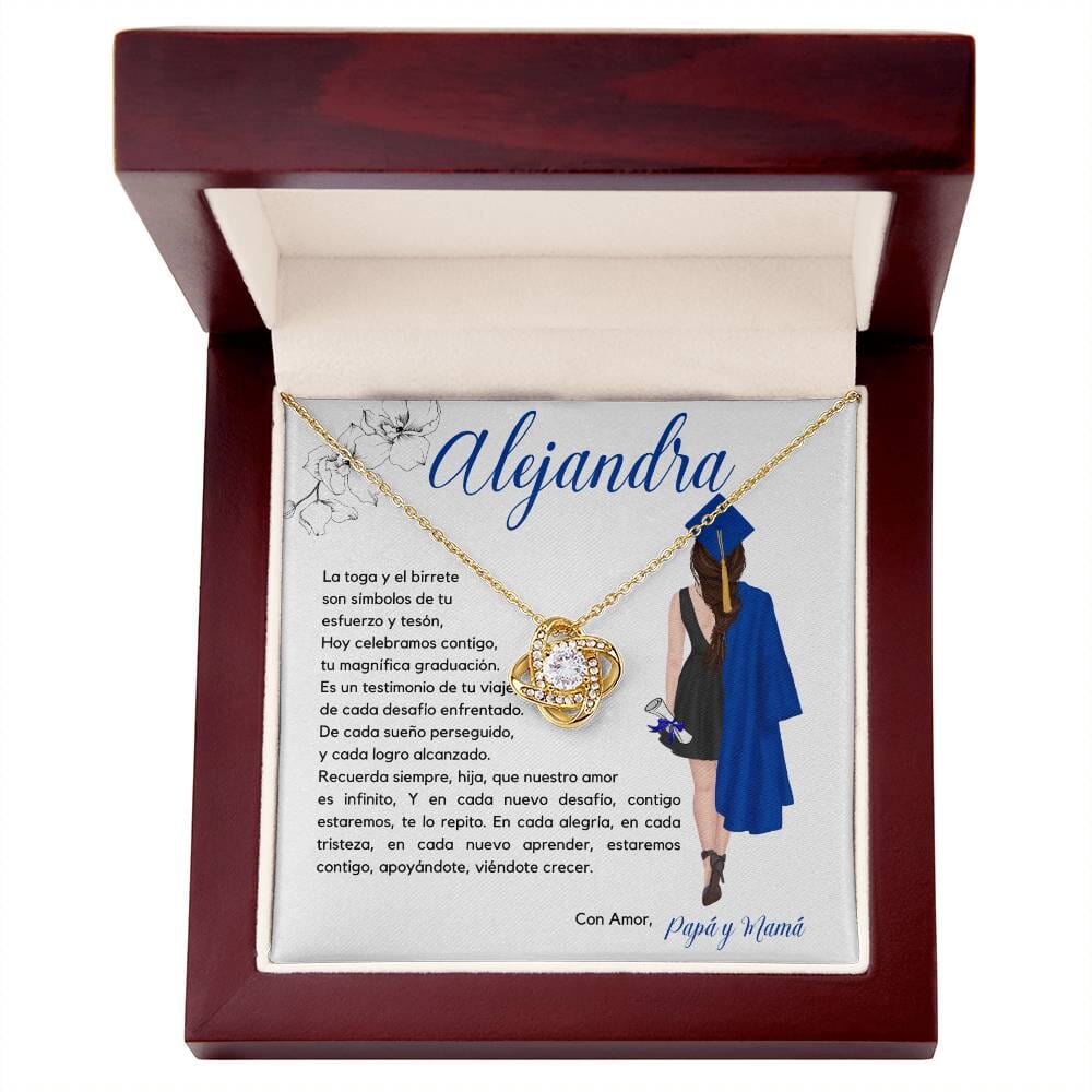 Abrazo Eterno: Un Collar de Nudo de Amor para Celebrar el Inicio de Tu Nuevo Capítulo Jewelry/LoveKnot 