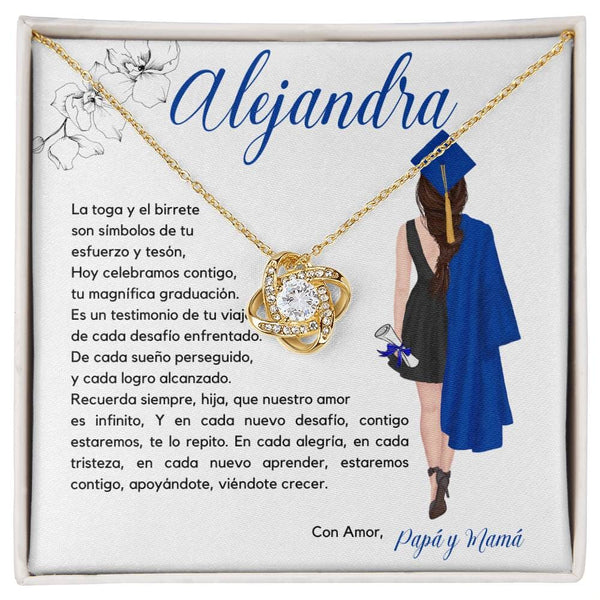 Abrazo Eterno: Un Collar de Nudo de Amor para Celebrar el Inicio de Tu Nuevo Capítulo Jewelry/LoveKnot 