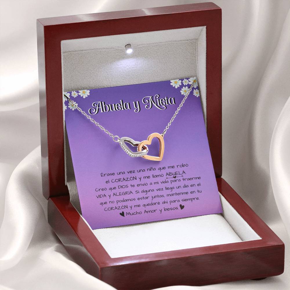 Abuela y Nieta - - Collar Corazones entrelazados Jewelry/InterlockingHearts 